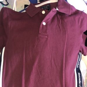 Abercrombie&Fitch Burgundy Polo Shirt